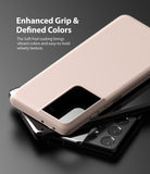 enhanced grip and defined colors - the SF coating brings vibrant colors and easy to hold velvety texture
