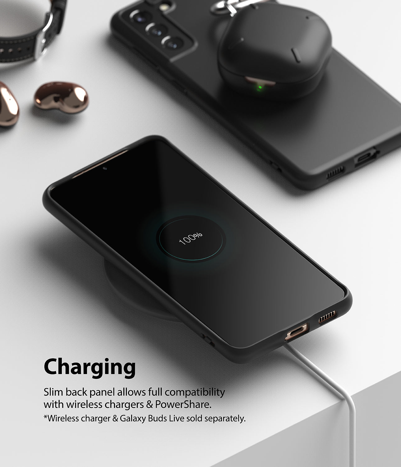wireless charging and powershare compatible