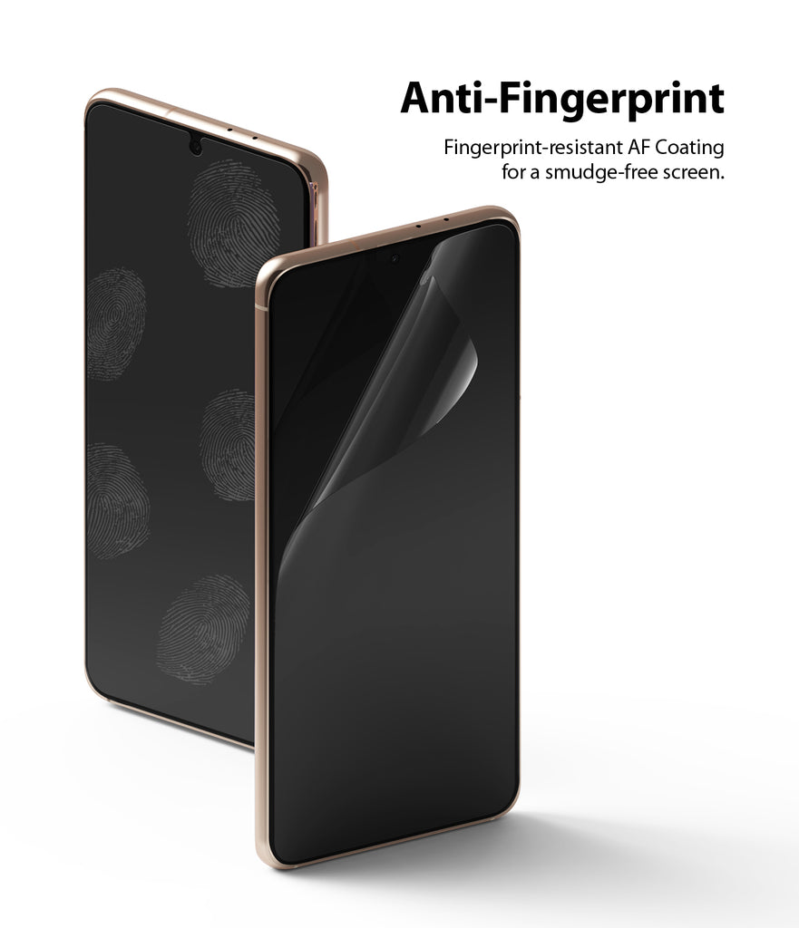 fingerprint resistant AF coating for a smudge-free screen