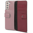 ringke folio signature plus with wallet insert designed for samsung galaxy s21 - burgundy