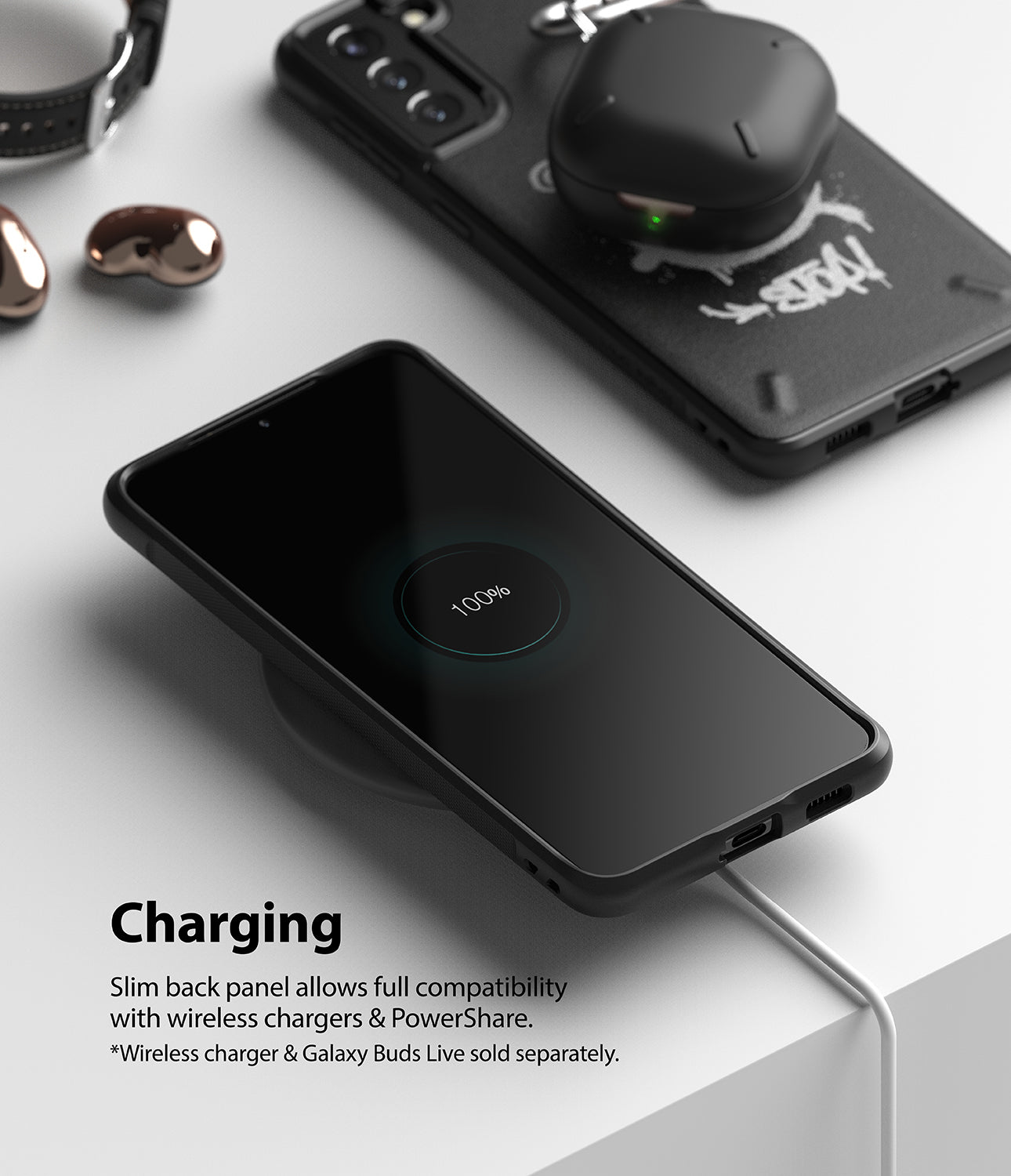 wireless charging and powershare compatible