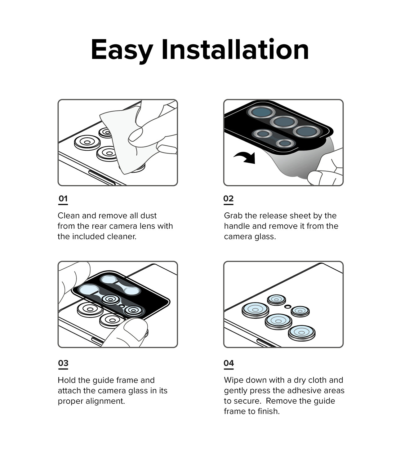 Galaxy S22 Ultra Camera Lens Protector | Camera Lens Frame Glass - Ringke Official Store