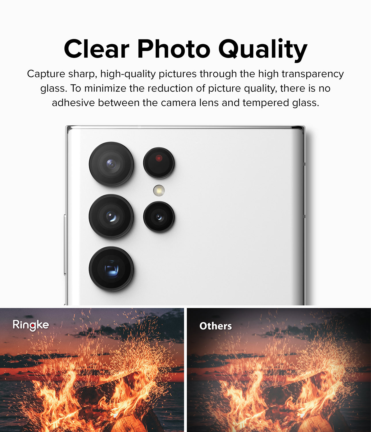 Galaxy S22 Ultra Camera Lens Protector | Camera Lens Frame Glass - Ringke Official Store