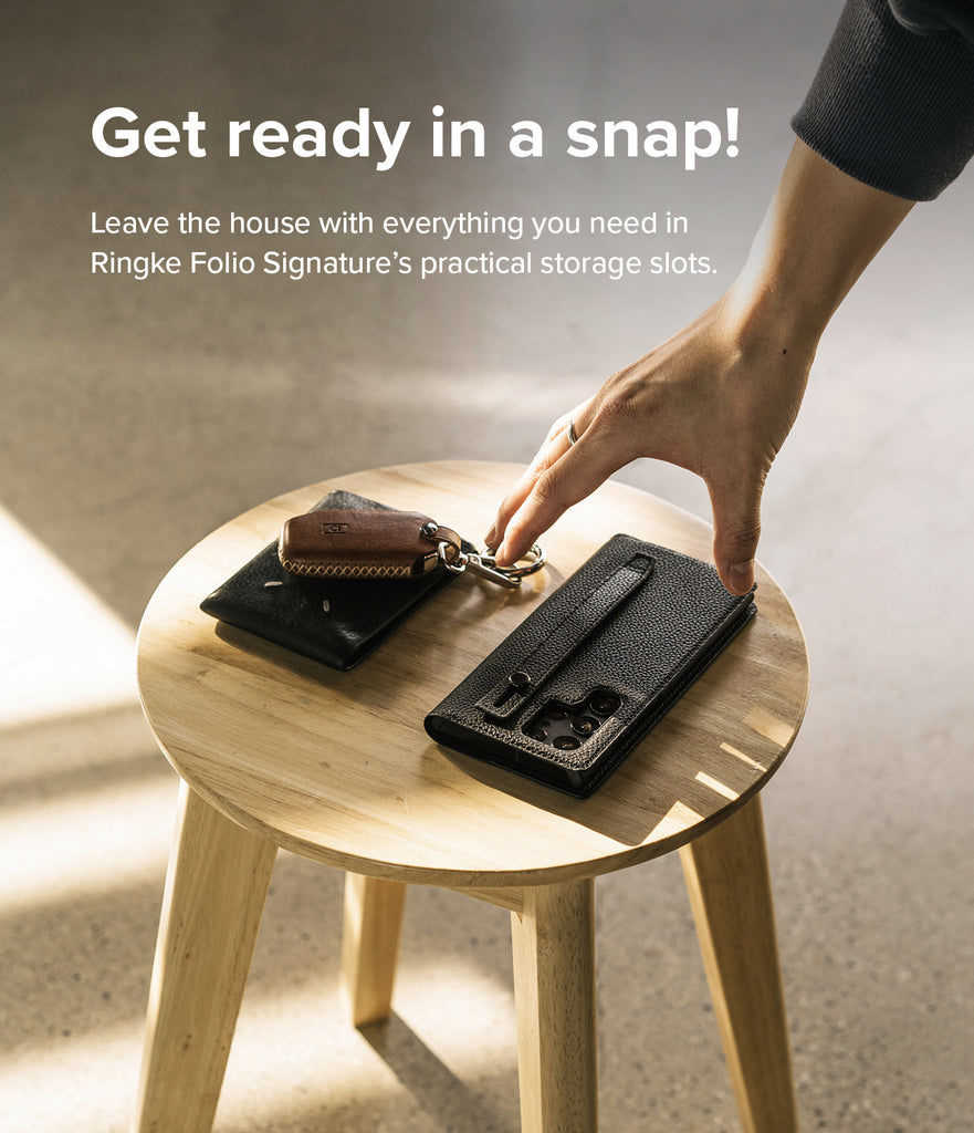 Galaxy S22 Ultra Case | Folio Signature EZ Strap