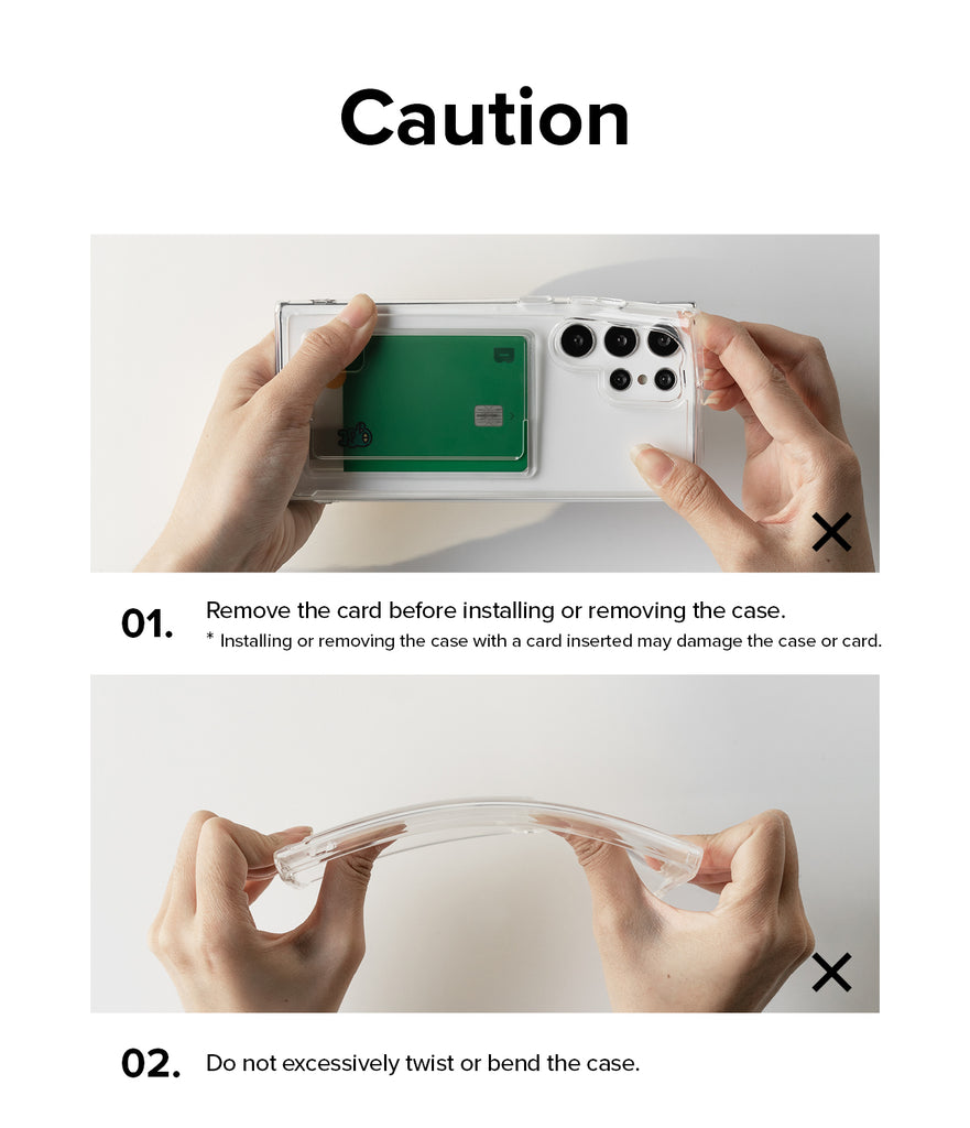 Galaxy S22 Ultra Case | Ringke Fusion Card
