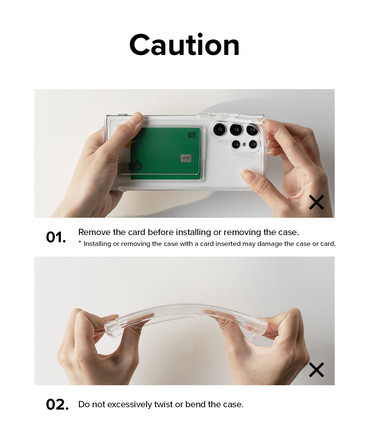 Galaxy S22 Ultra Case | Ringke Fusion Card