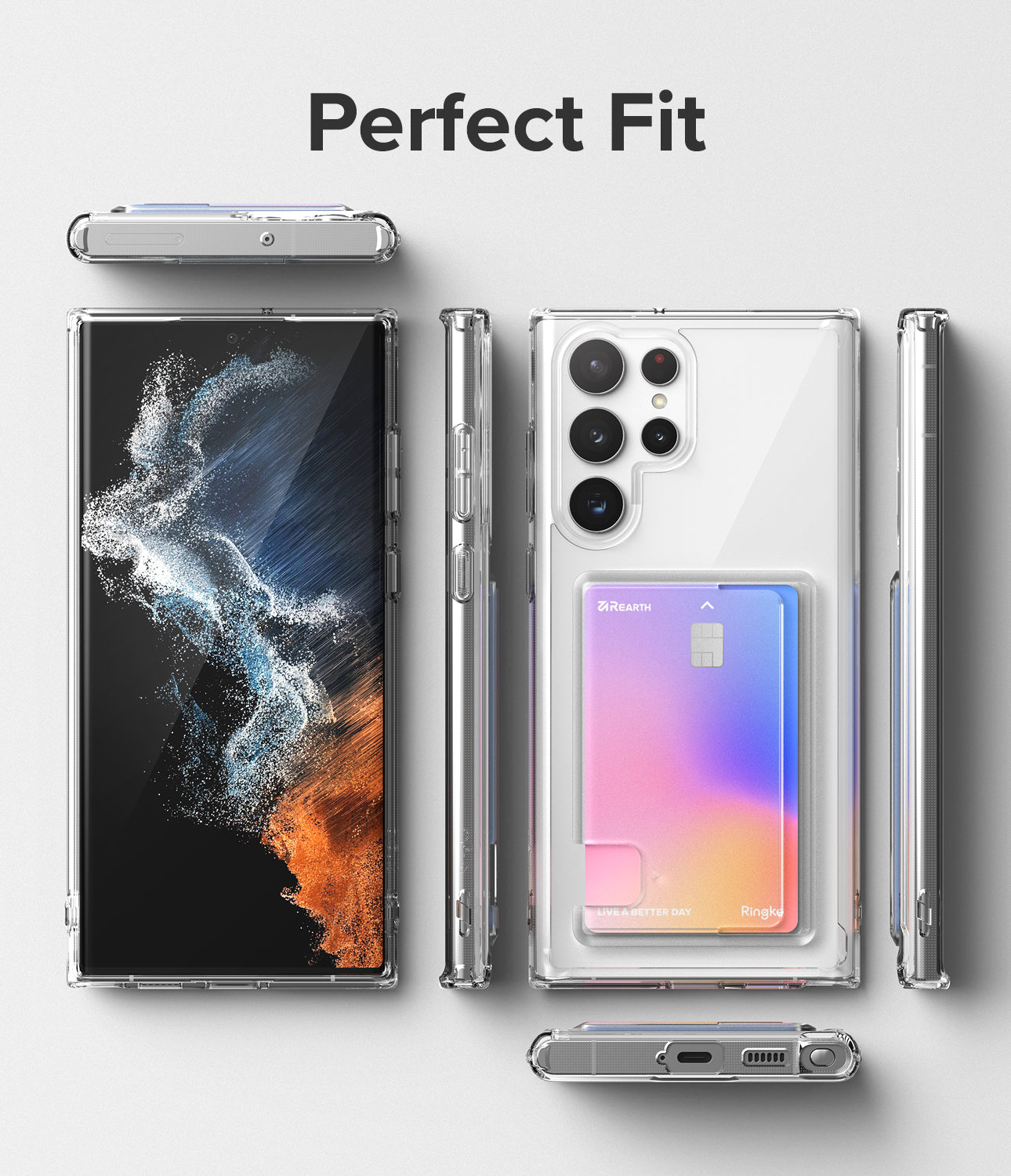 Galaxy S22 Ultra Case | Ringke Fusion Card Clear – Ringke Official