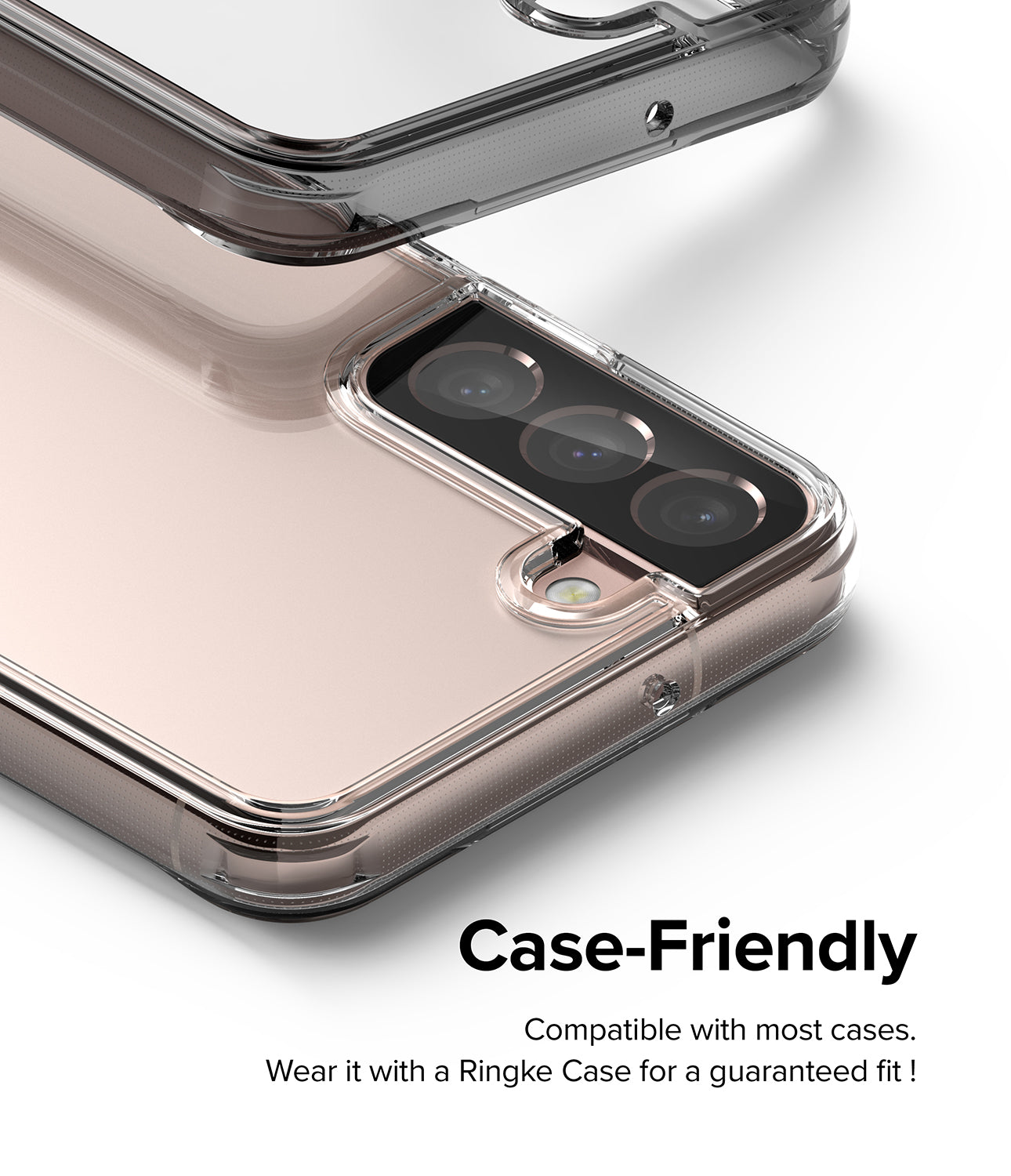 Galaxy S22 / S22 Plus Case Friendly Camera Protector Glass [3 Pack]