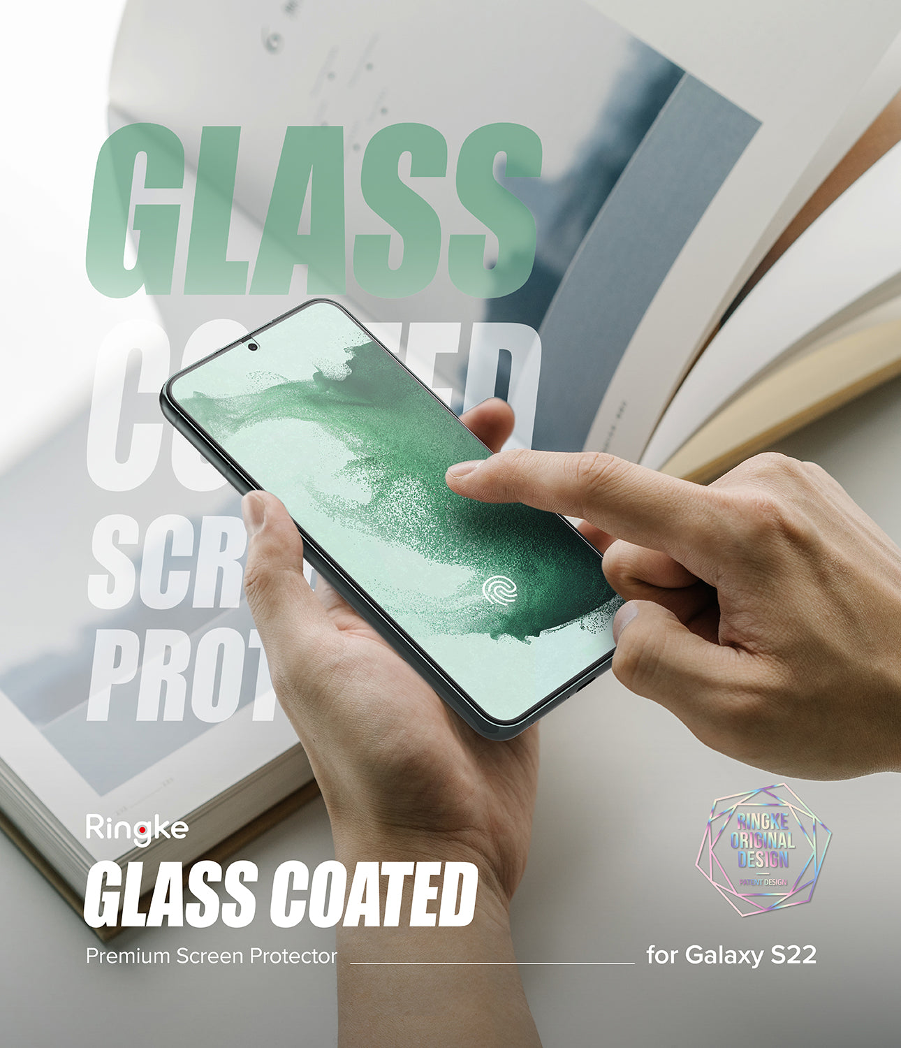 Galaxy S22 Screen Protector | Glass Coated Film - Ringke Official Store