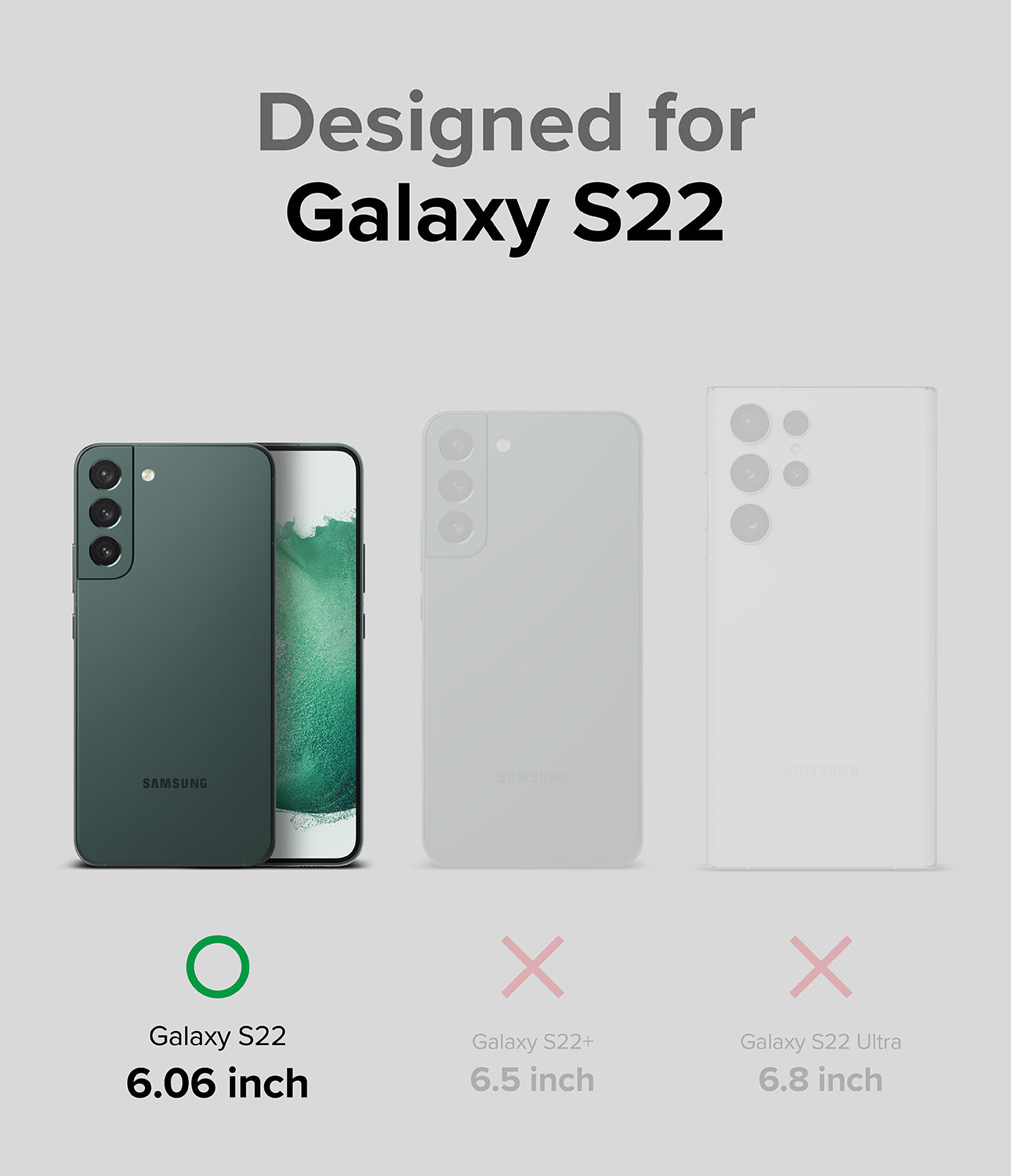 Galaxy S22 Case | Ringke Onyx Design
