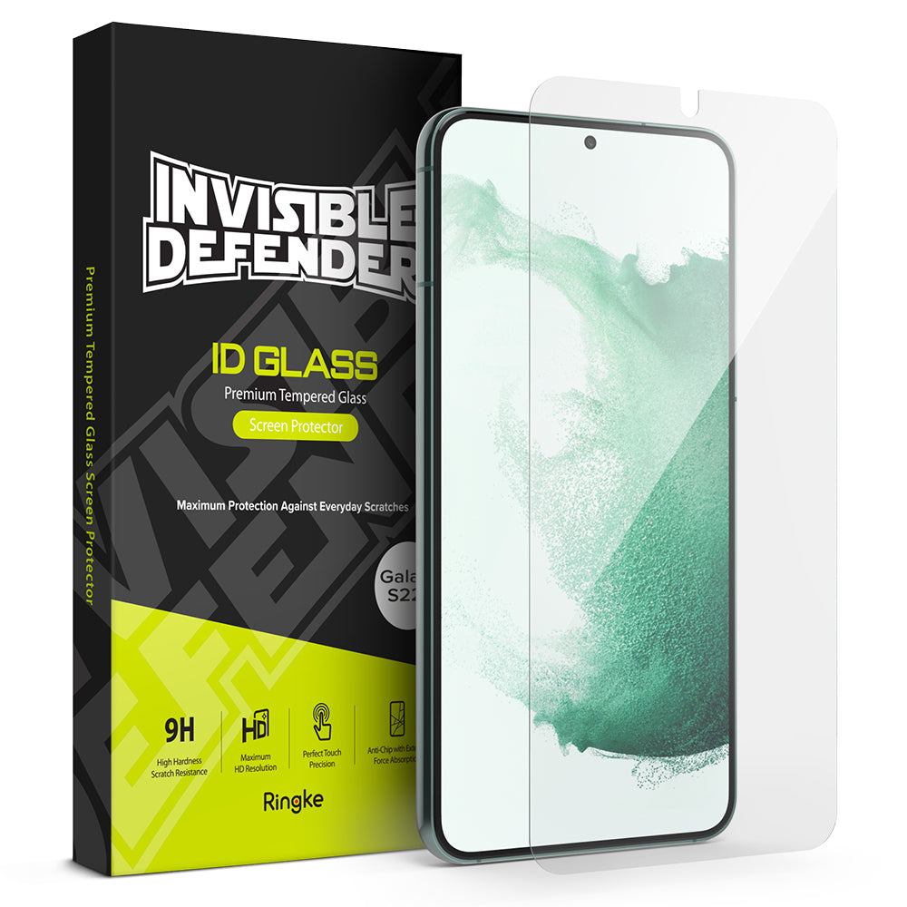 samsung galaxy s22 screen protector - ringke id glass