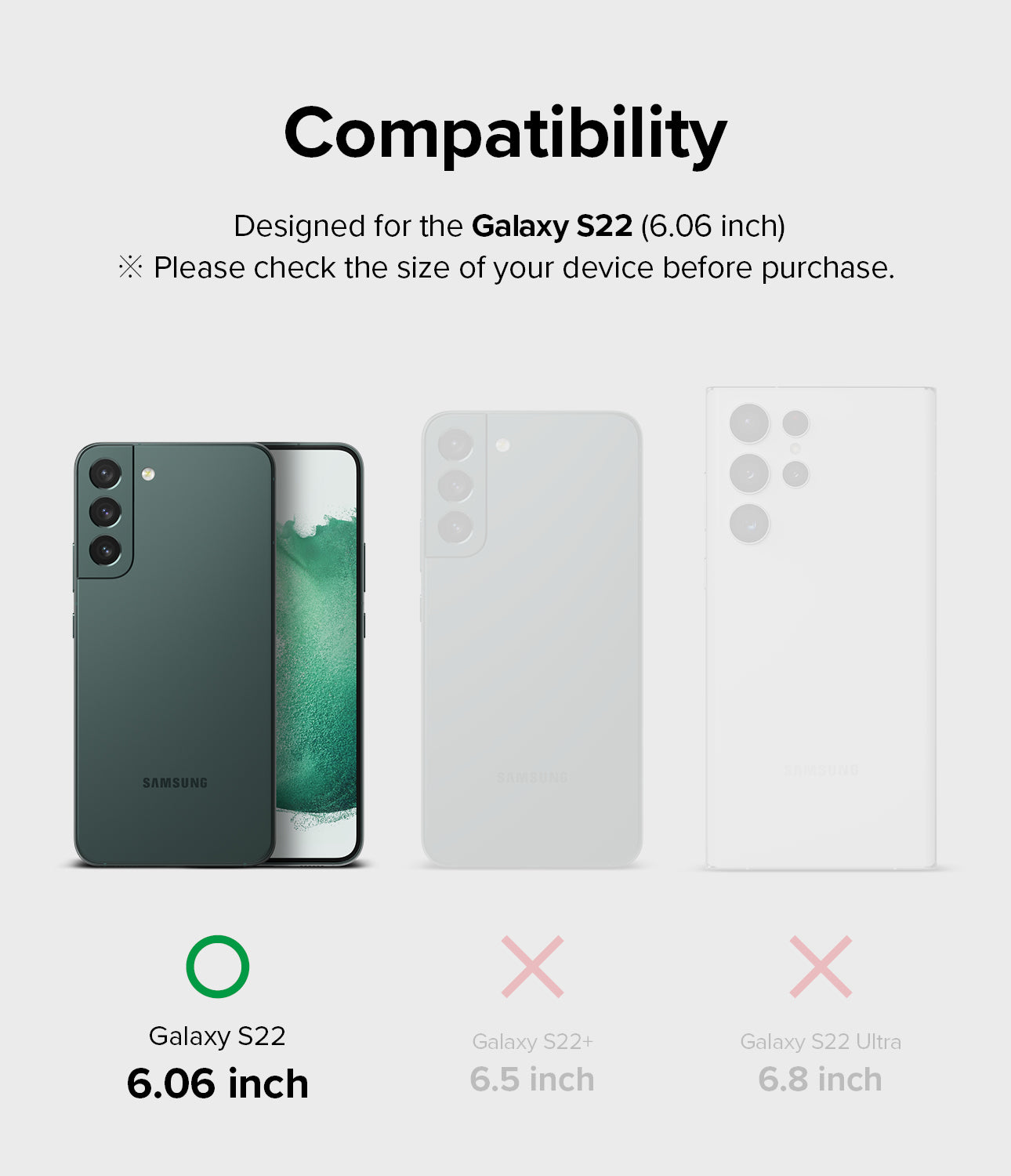 Galaxy S22 Screen Protector | Ringke Invisible Defender Glass