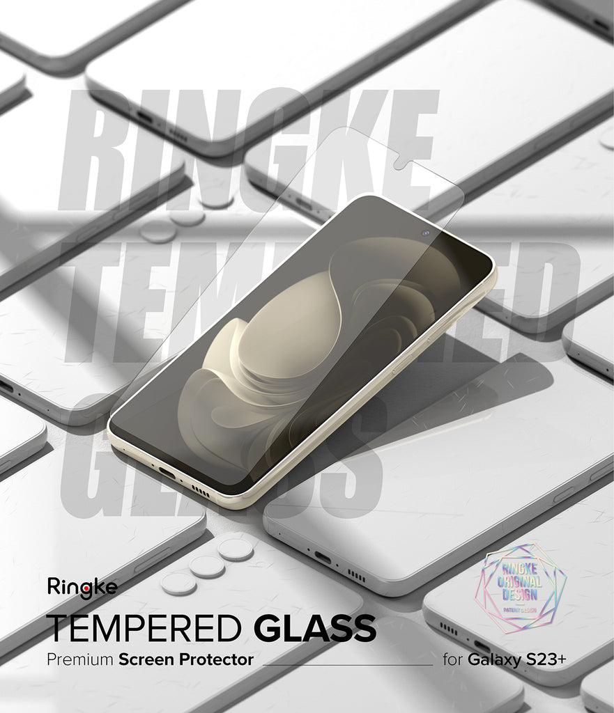 Ringke l Tempered Glass / Premium Screen Protector for Galaxy S23+