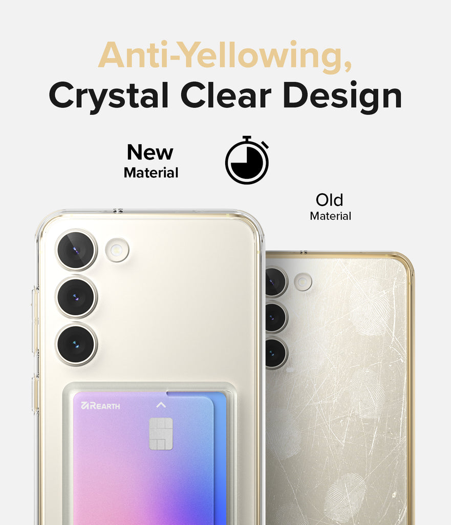 Anti-Yellowing Crystal Clear Design l New Material