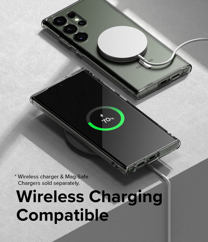 Wireless Charging Compatible l * Wireless charger & Mag-Safe Chargers sold separately.