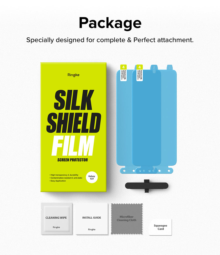 Galaxy S23 Screen Protector | Silk Shield Film [2 Pack]