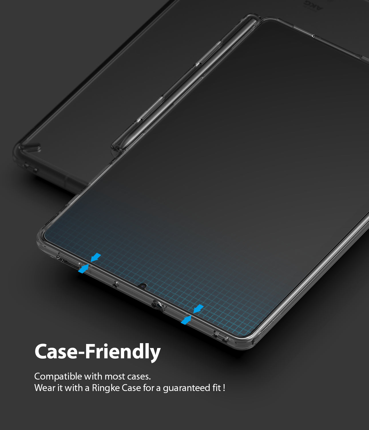 case friendly fit - compatible with most cases