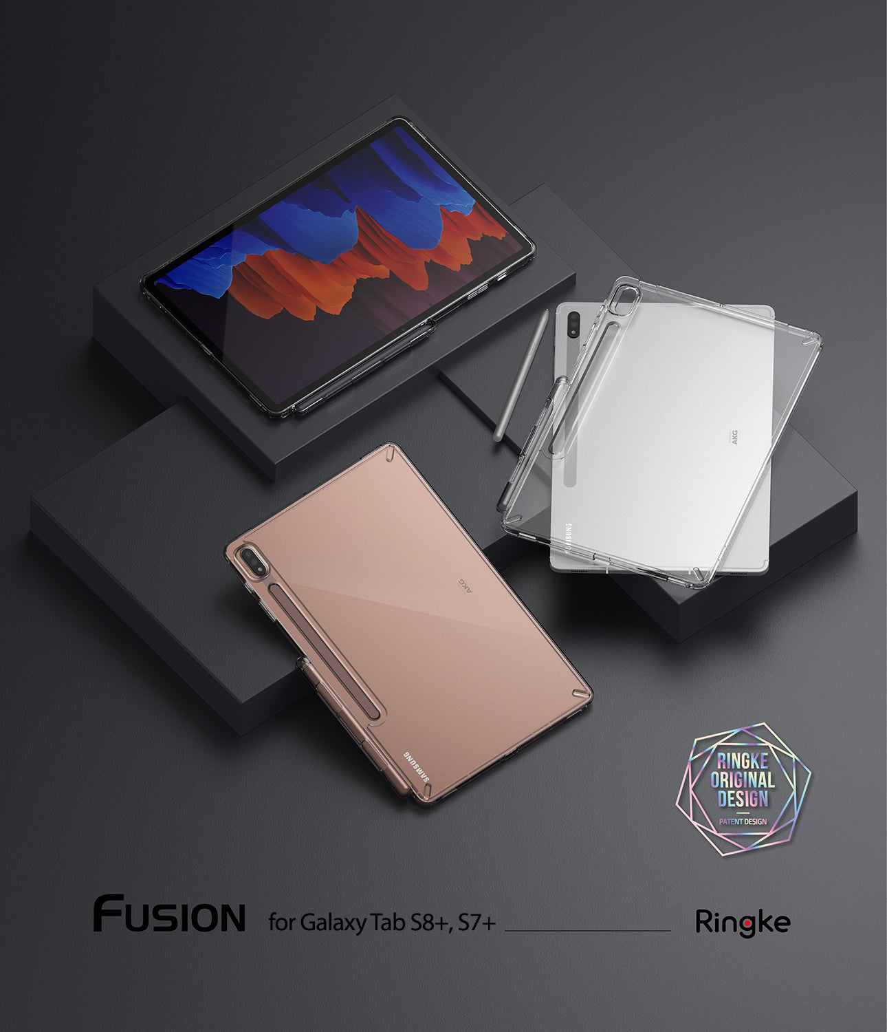 Galaxy Tab S8 Plus / Tab S7 Plus Case | Fusion - Ringke Official Store