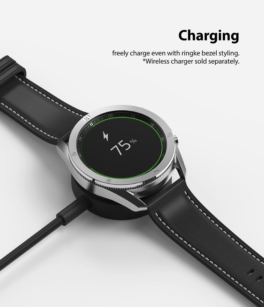 freely charge even with bezel styling on. *charging accessories sold separately