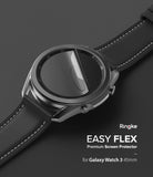 samsung galaxy watch 3 45mm screen protector - ringke easy flex