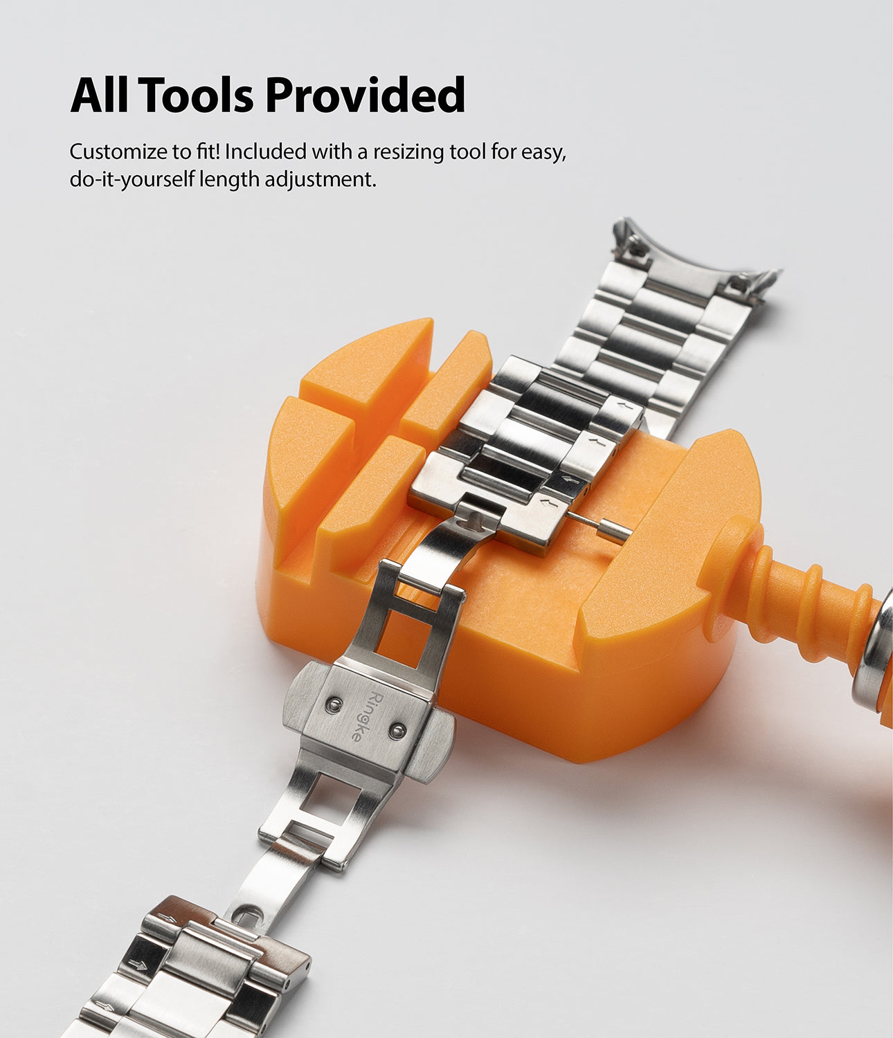 all tools provided to adjust lenght