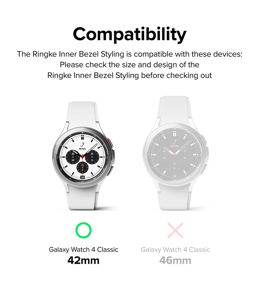 Galaxy Watch 4 Classic 42mm | Inner Bezel Styling 42-IN-01 Silver