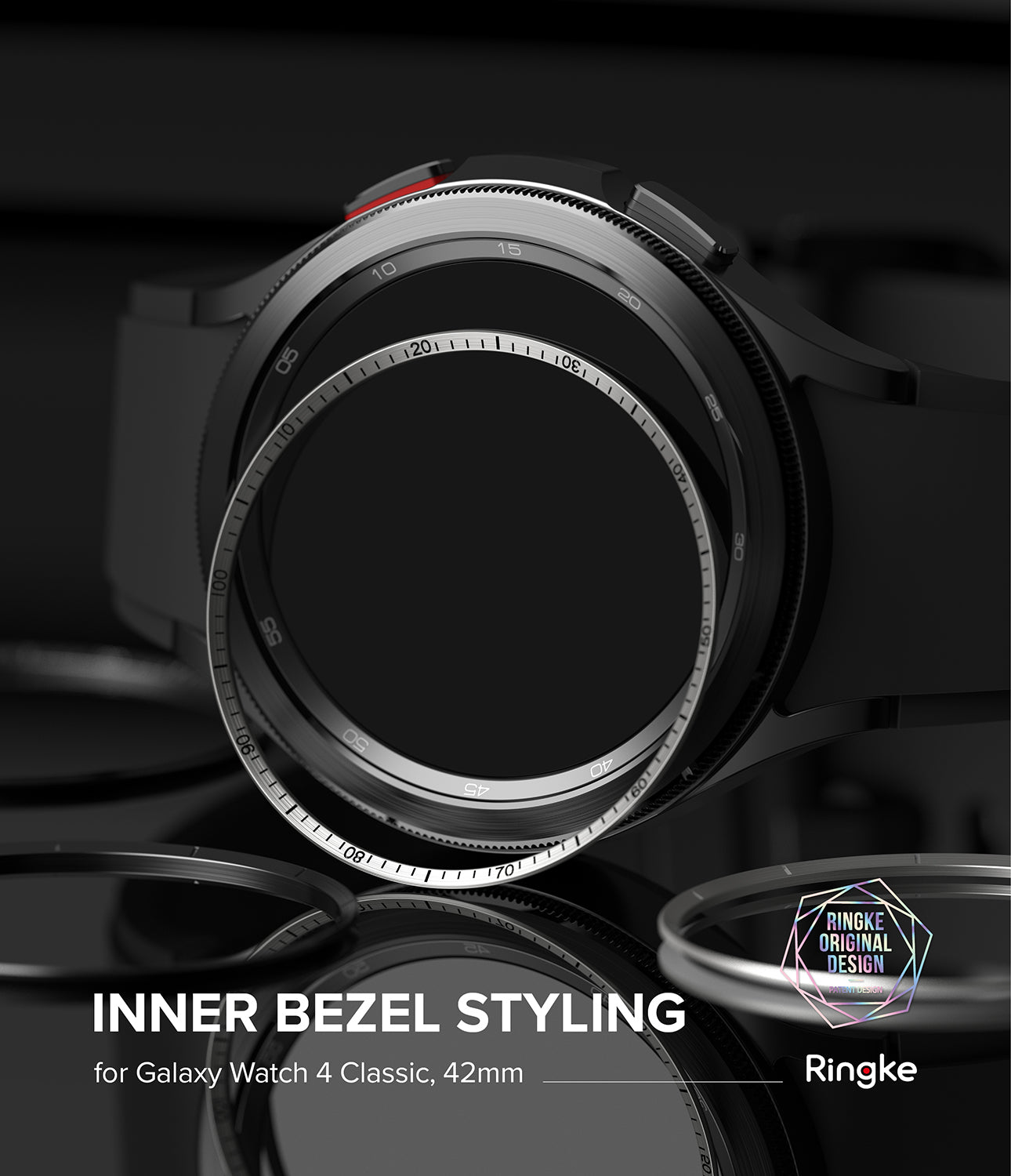 Galaxy Watch 4 Classic 42mm | Ringke Inner Bezel Styling 42-IN-02