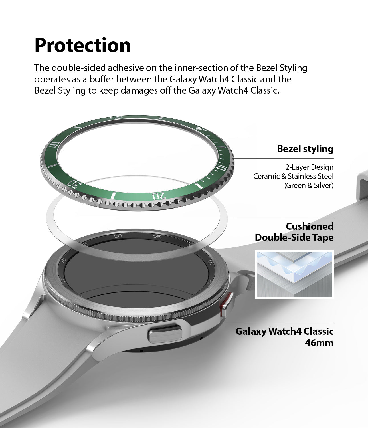 Galaxy Watch 4 Classic 46mm | Bezel Styling 46-100