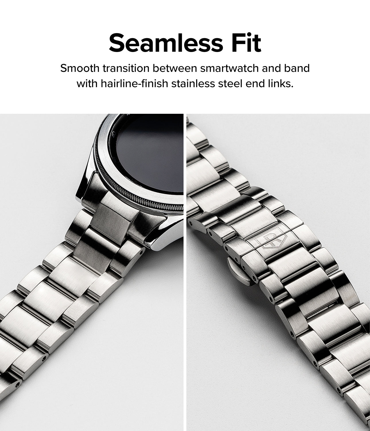 Samsung Galaxy Watch Link Bracelet Band, Large in Silver