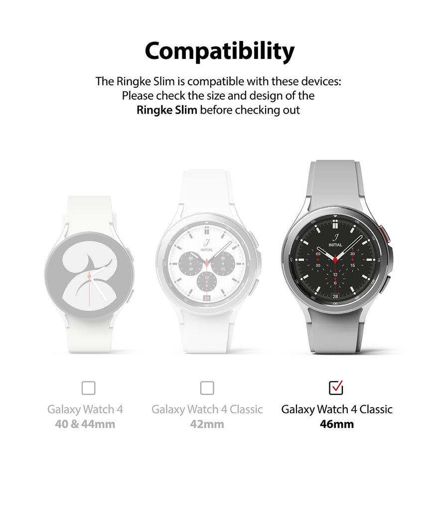 Compatible with Galaxy Watch 4 Classic 46mm