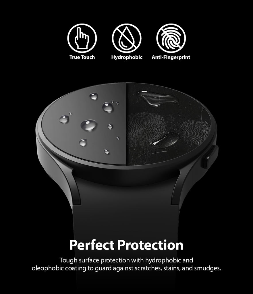 Touch surface protection with hydrophobic and oleophobic coating