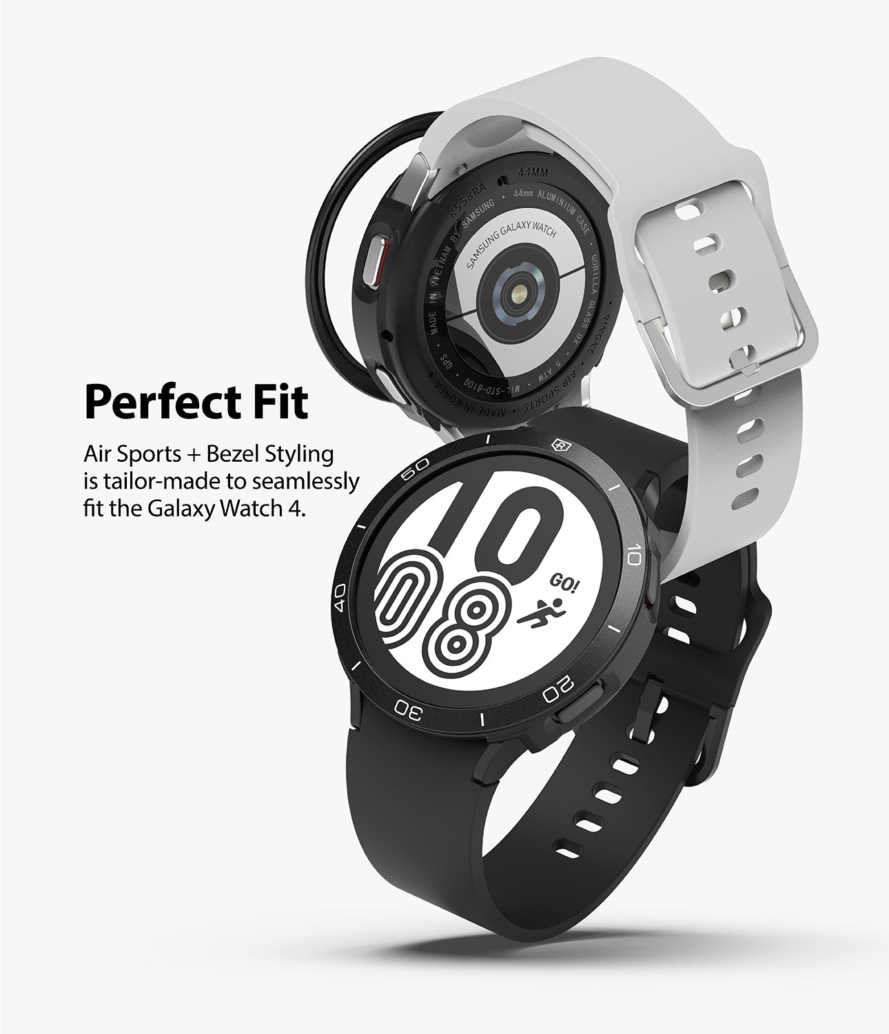 Galaxy Watch 4 44mm | Air Sports Black + Bezel Styling 11 - Ringke Official Store
