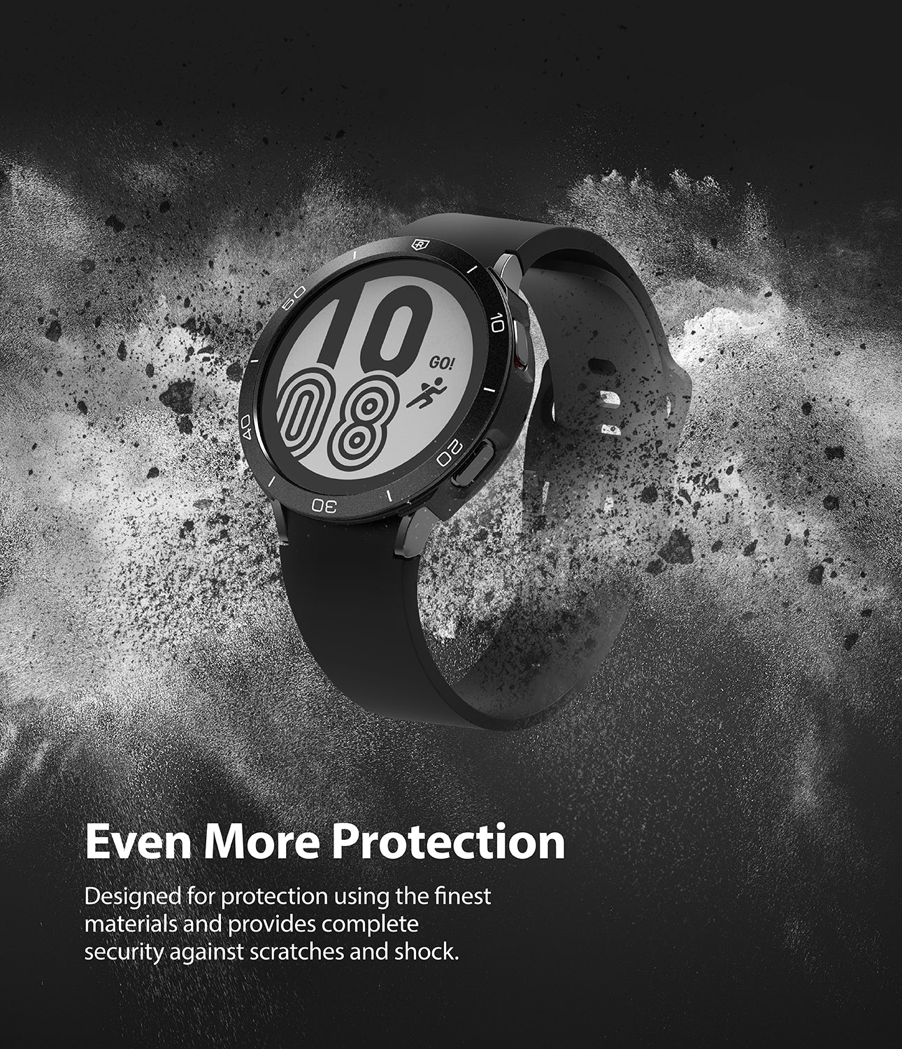 Galaxy Watch 4 44mm | Air Sports Black + Bezel Styling 11 - Ringke Official Store