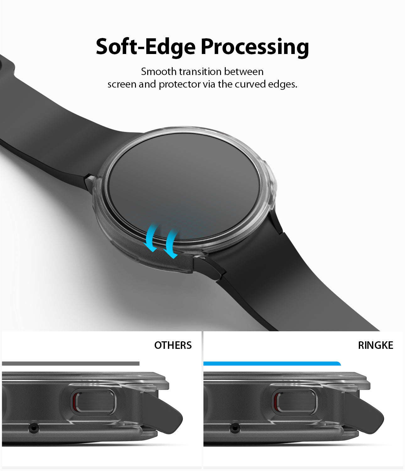 Galaxy Watch 4 44mm Screen Protector for Air Sports | Glass - Ringke Official Store