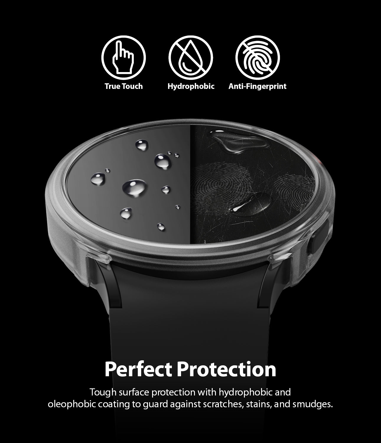 Galaxy Watch 4 44mm Screen Protector for Air Sports | Glass - Ringke Official Store