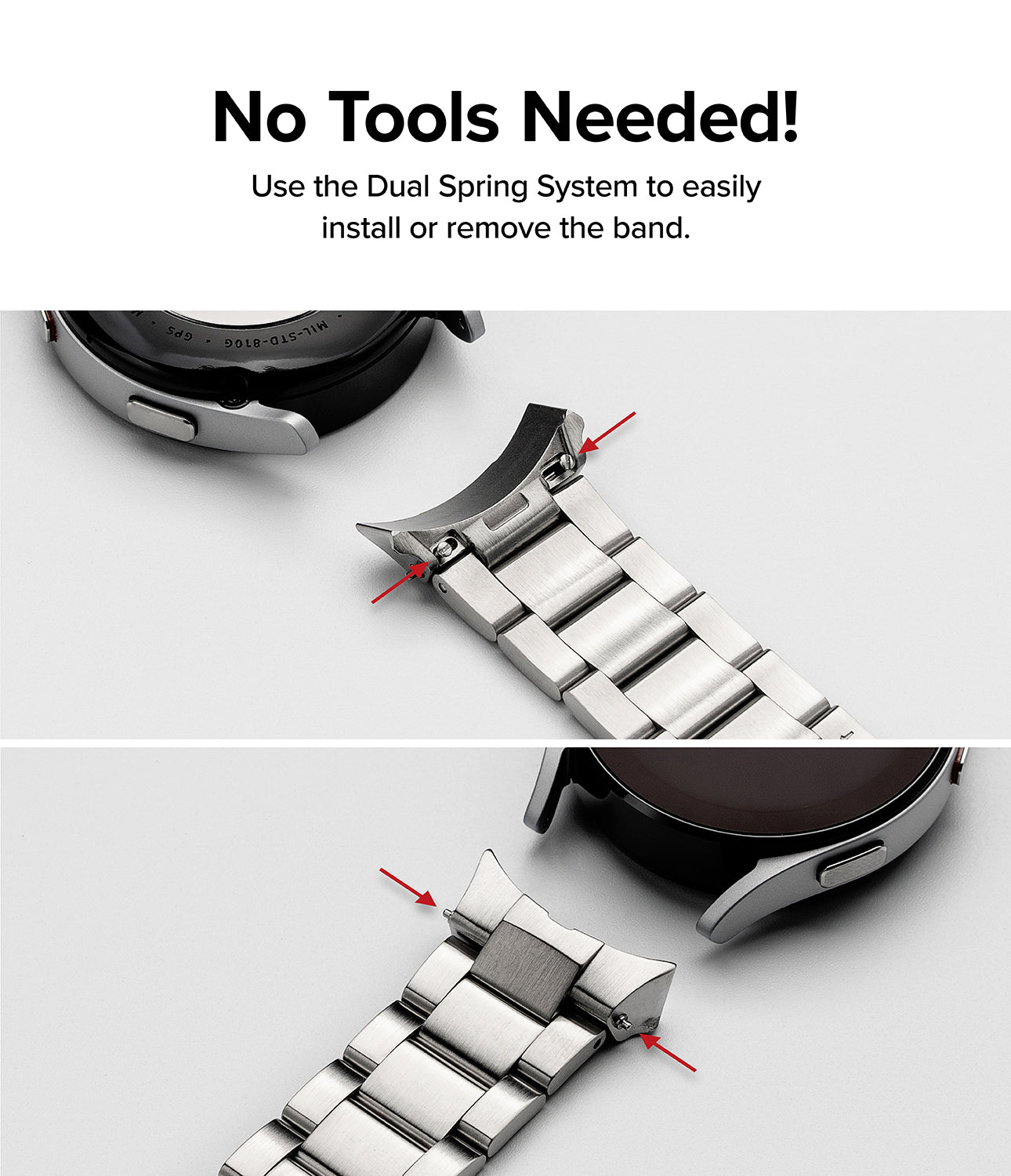 Remove galaxy watch band outlet