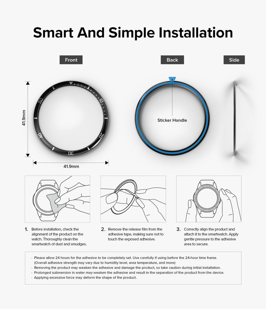 Galaxy Watch 5 Pro 45mm | Inner Bezel Styling 45-IN-02