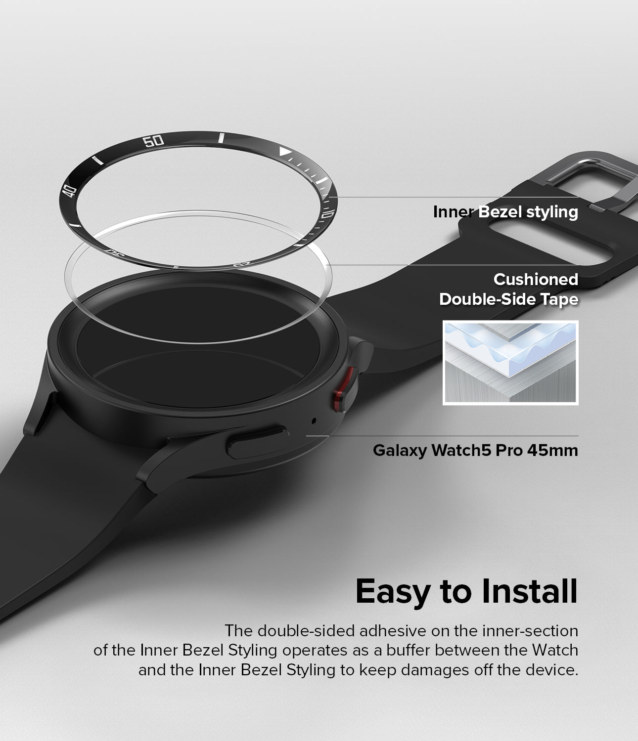 Galaxy Watch 5 Pro 45mm | Inner Bezel Styling 45-IN-02