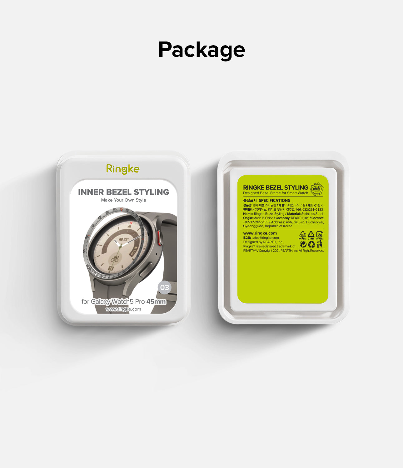 Galaxy Watch 5 Pro 45mm | Inner Bezel Styling 45-IN-03