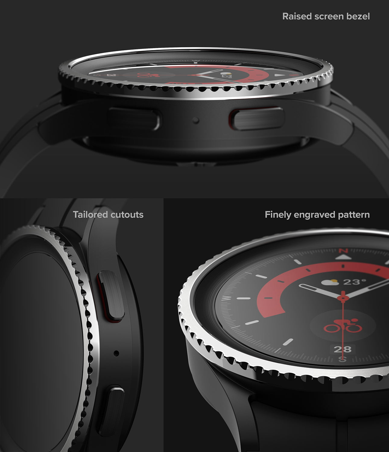 Galaxy Watch 5 Pro 45mm | Bezel Styling 45-30