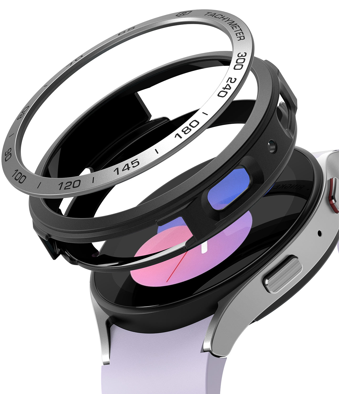 Galaxy Watch 5 40mm | Air Sports Black + Bezel Styling 10