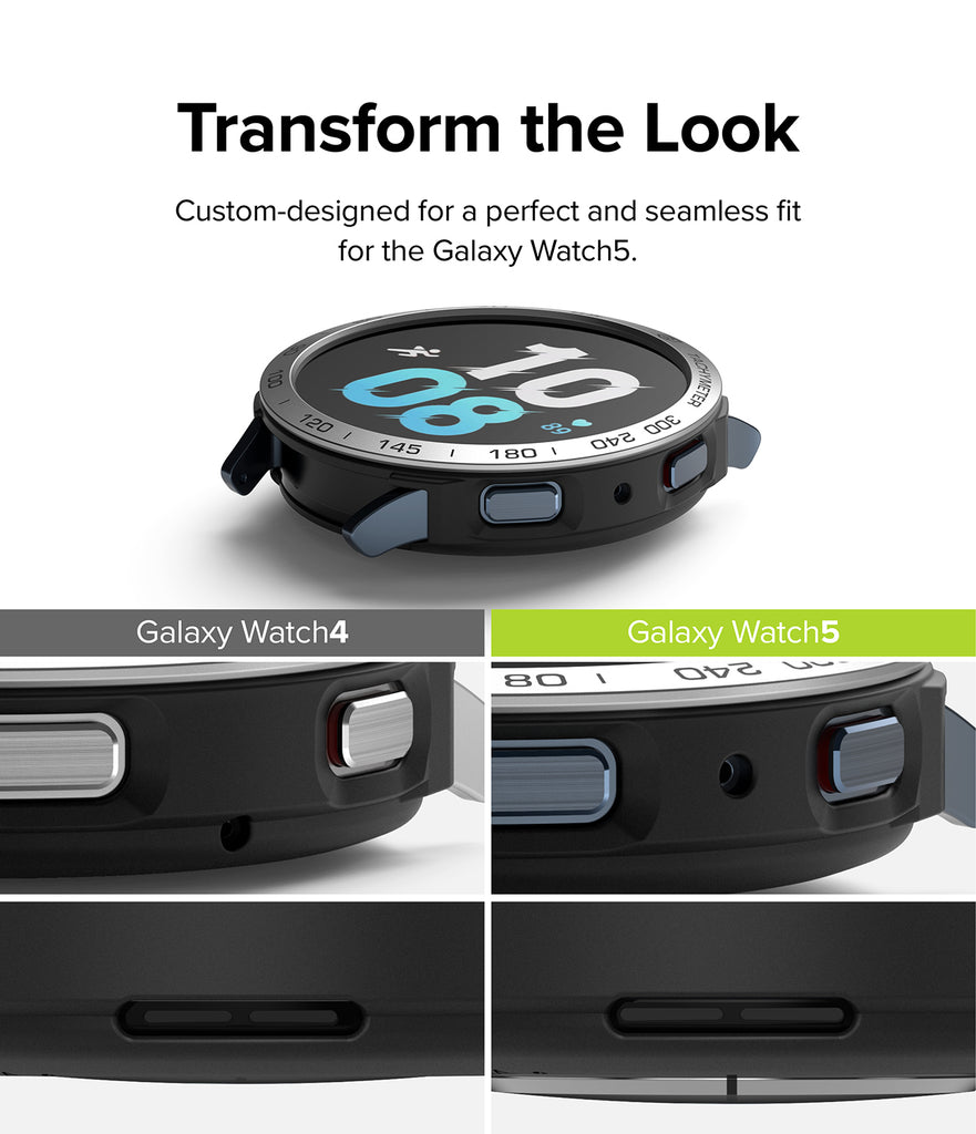 Galaxy Watch 5 44mm | Air Sports Black + Bezel Styling 11