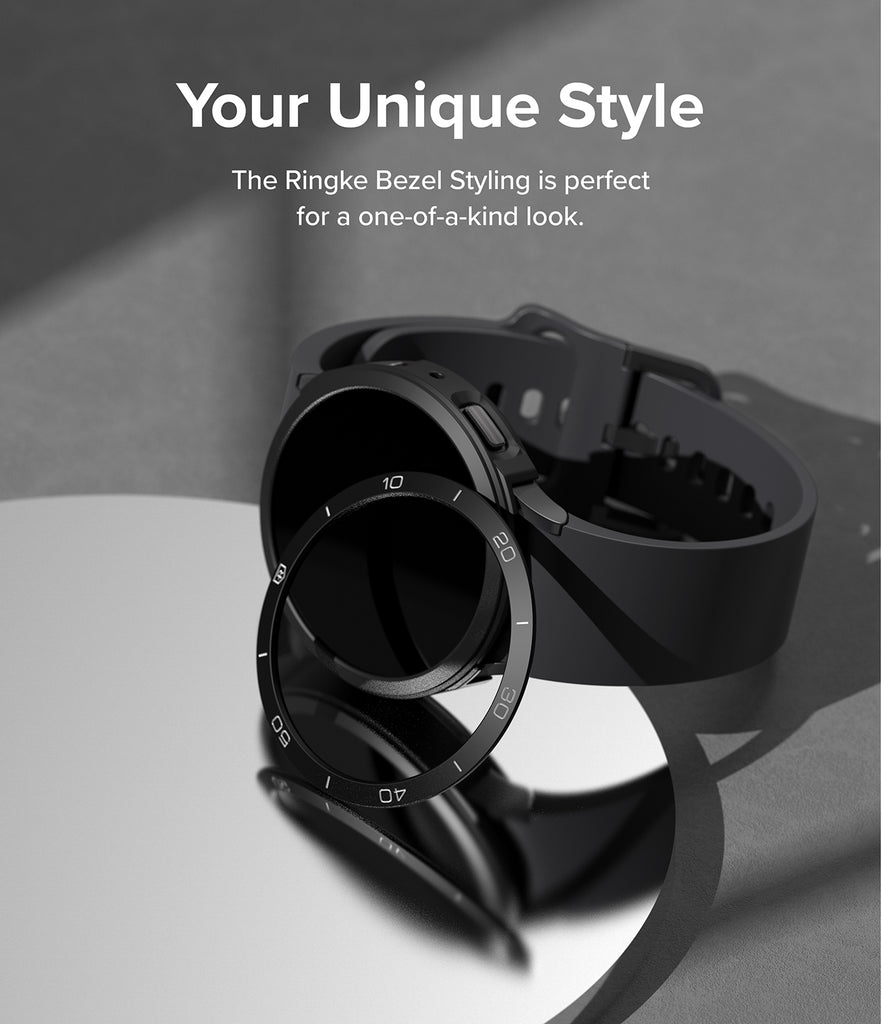 Galaxy Watch 5 44mm | Air Sports Black + Bezel Styling 11