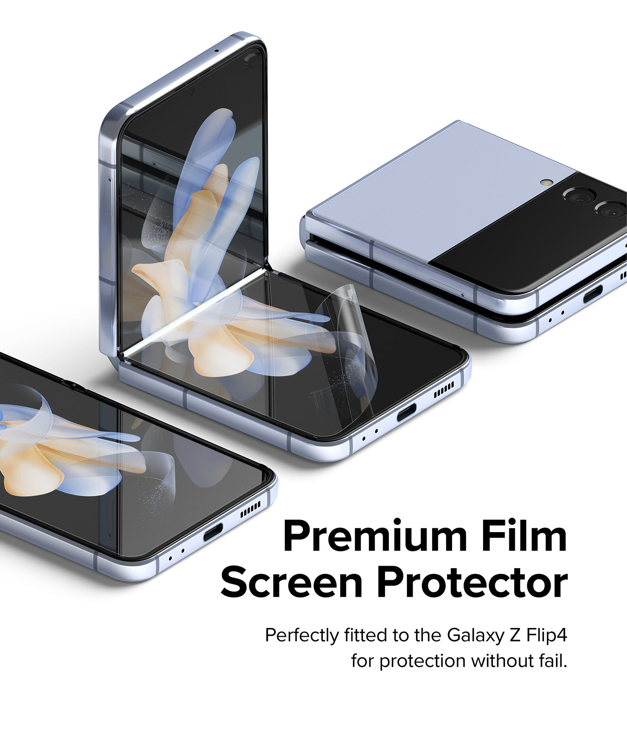 Galaxy Z Flip 4 Screen Protector | Dual Easy Film