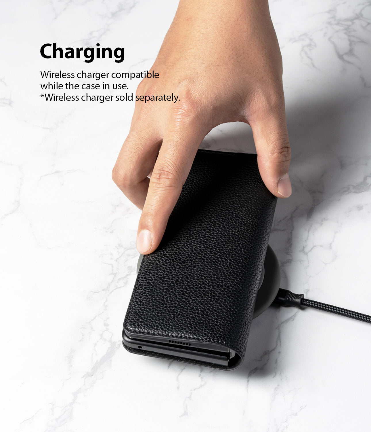wireless charger compatible while the case in use