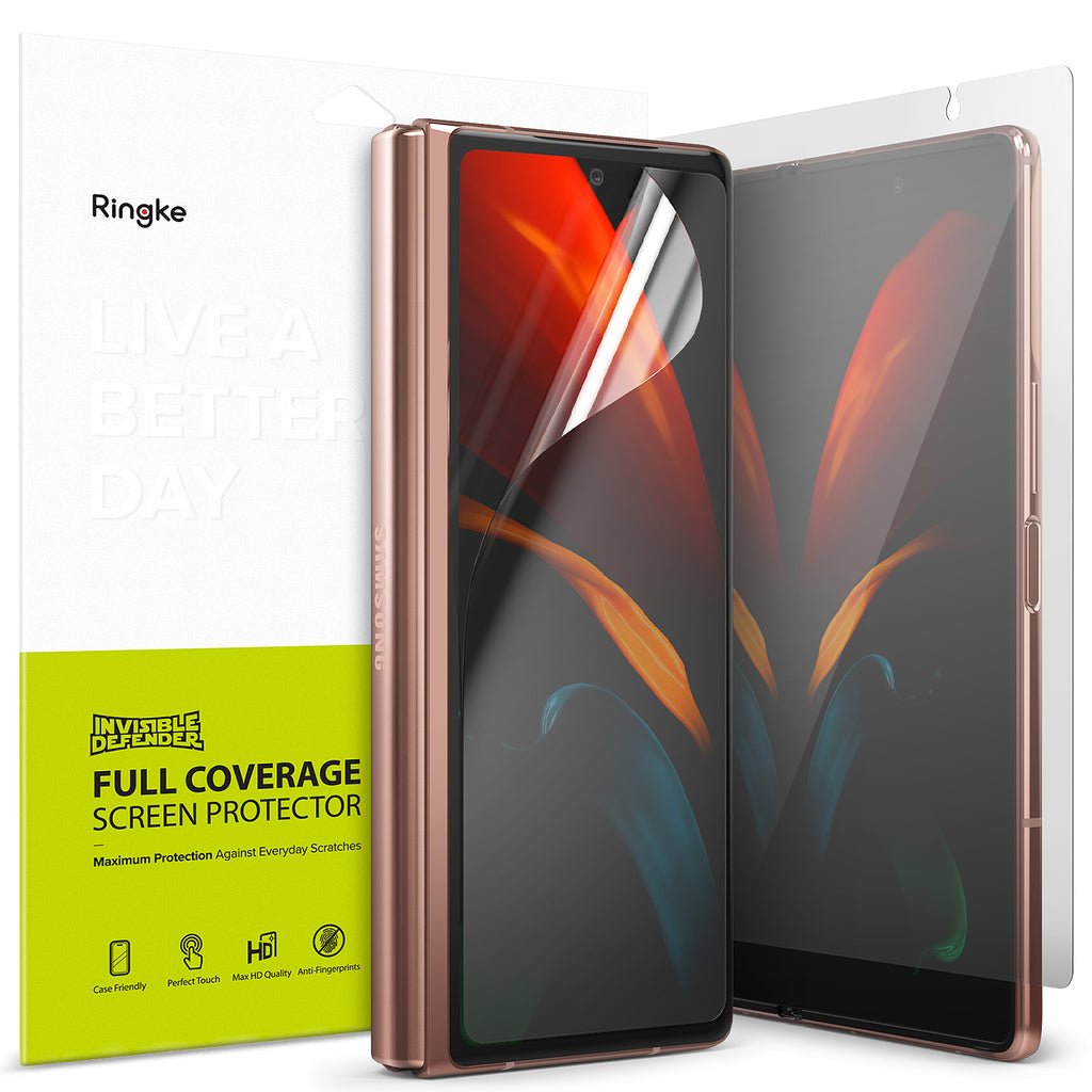 ringke invisible defender for samsung galaxy z fold 2