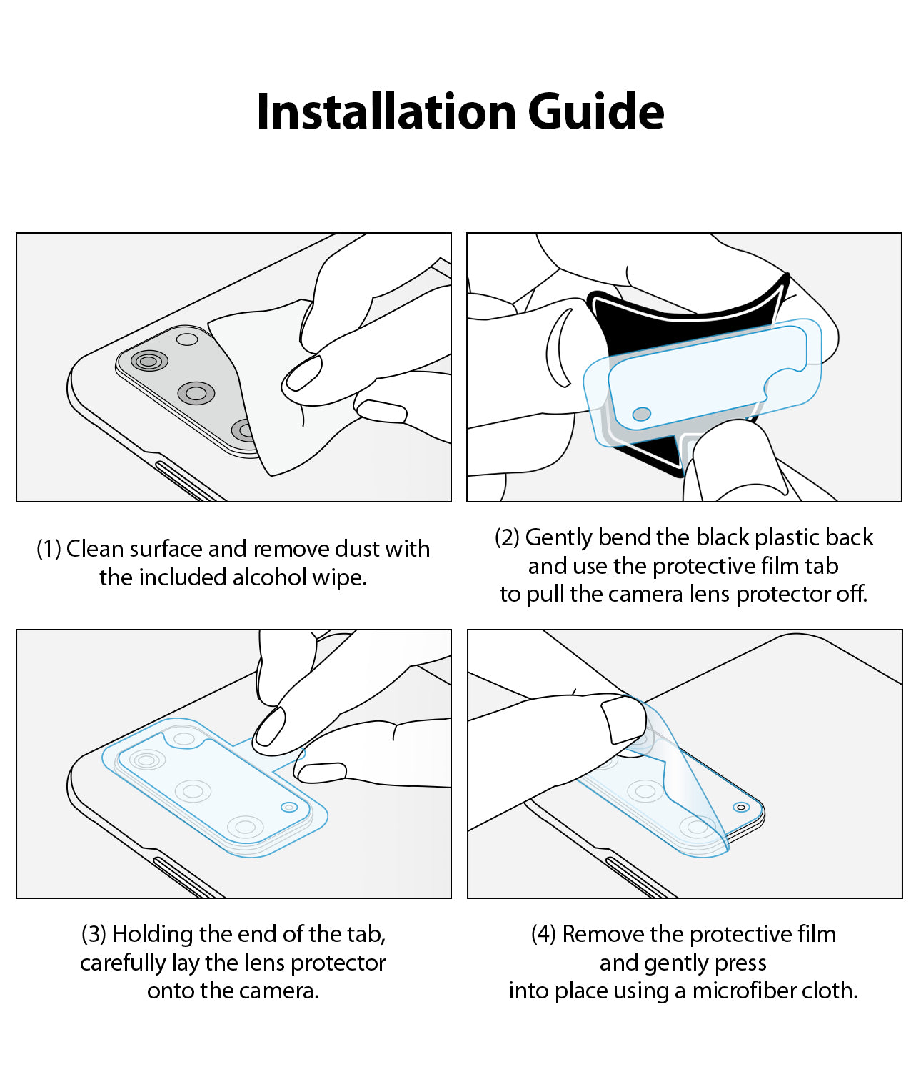 Galaxy Z Fold 2 Camera Protector | Invisible Defender Glass - Ringke Official Store