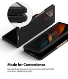 specially designed support piece prevents wobbling to hold your device steady at any angle
