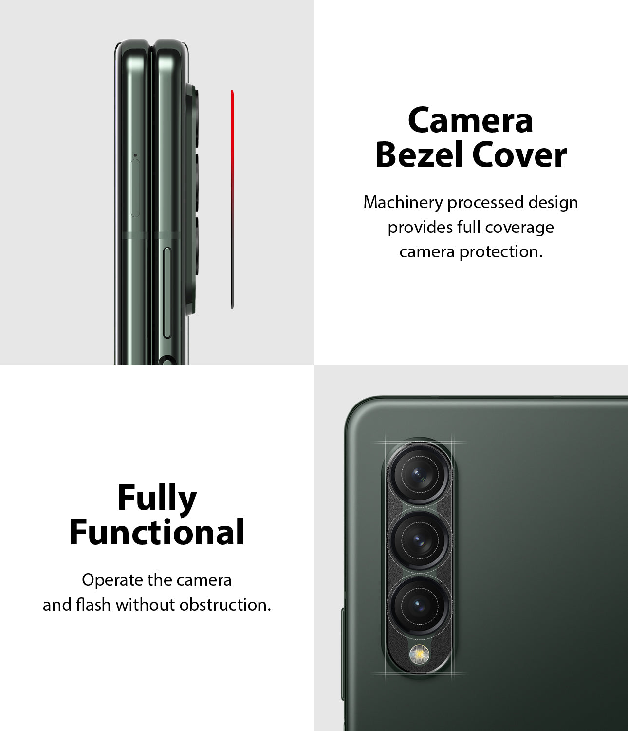 Camera bezel cover