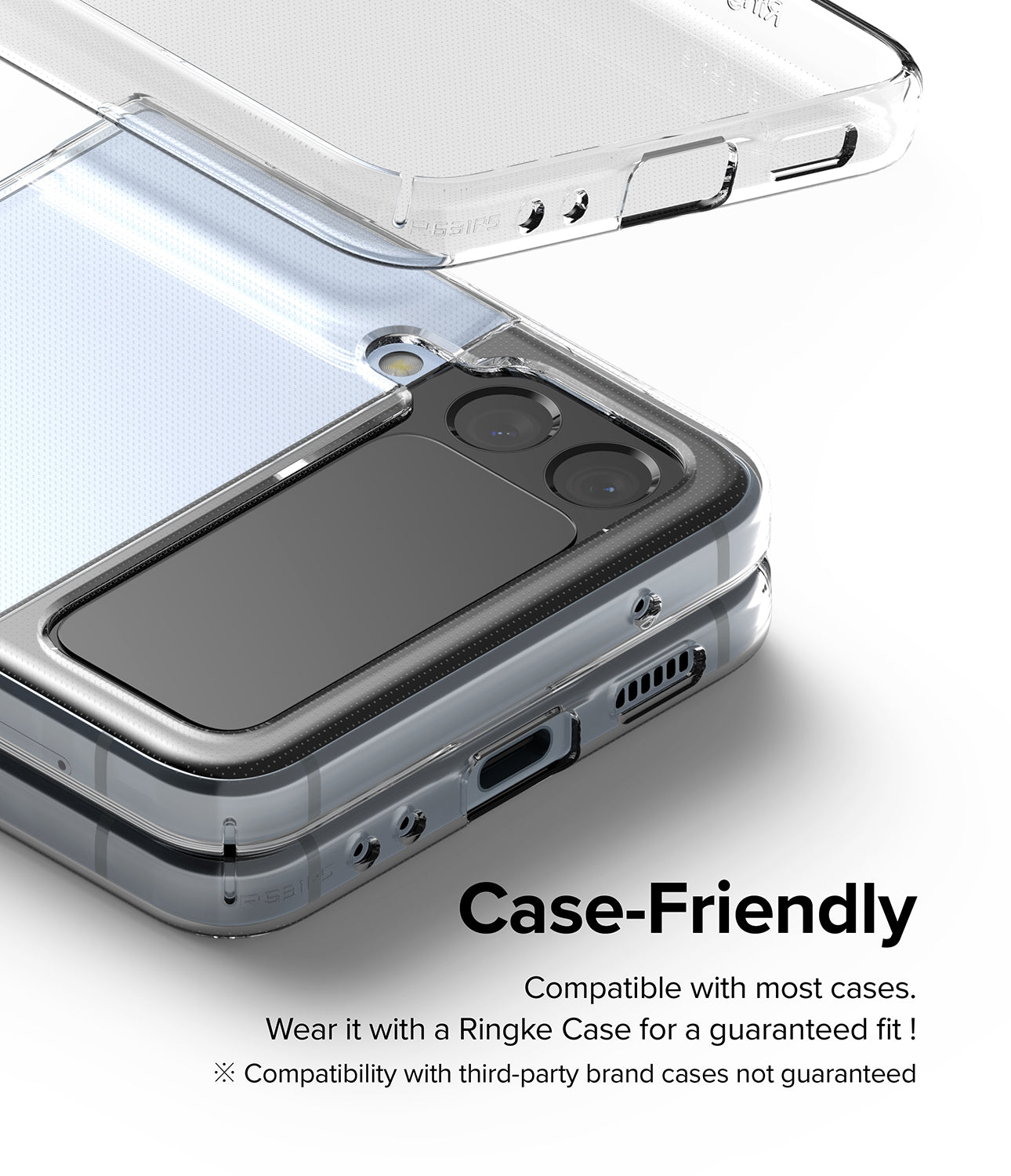 Galaxy Z Flip 4 Combo | Case + Screen Protector + Cover Display Glass